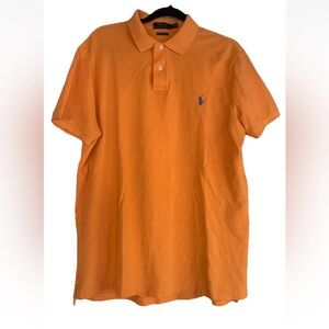 Custom slim fit Polo by Ralph Lauren Orange Classic